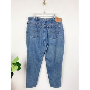 VTG 90s Levi’s 550 High Waist Denim Straight Leg Jeans Sz 20